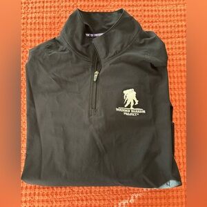 Under armor Wounded Warrior long sleeve half zip pull over